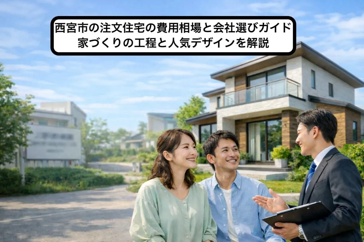 西宮市の注文住宅の費用相場と会社選びガイド|家づくりの工程と人気デザインを解説
