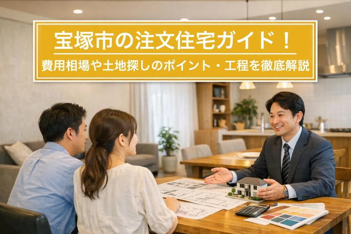 宝塚市の注文住宅ガイド!費用相場や土地探しのポイント・工程を徹底解説