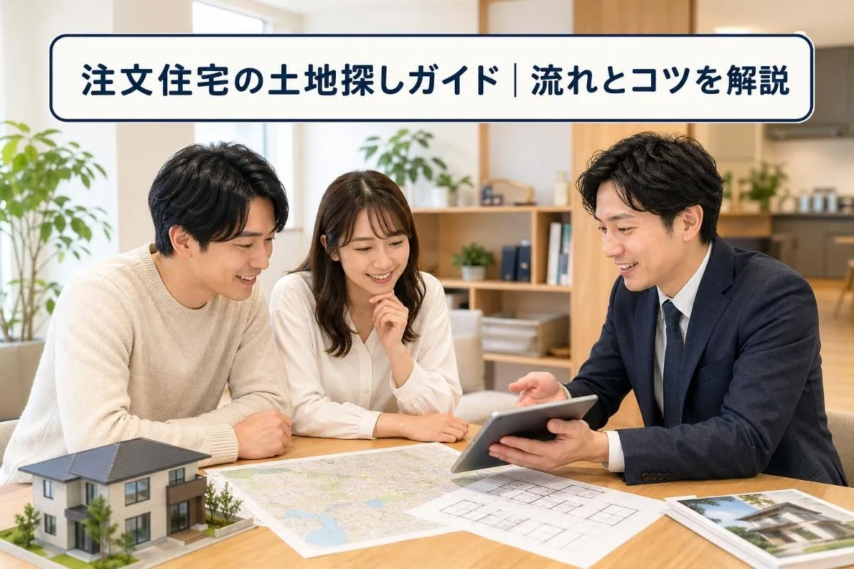 注文住宅の土地探しガイド|流れとコツを解説